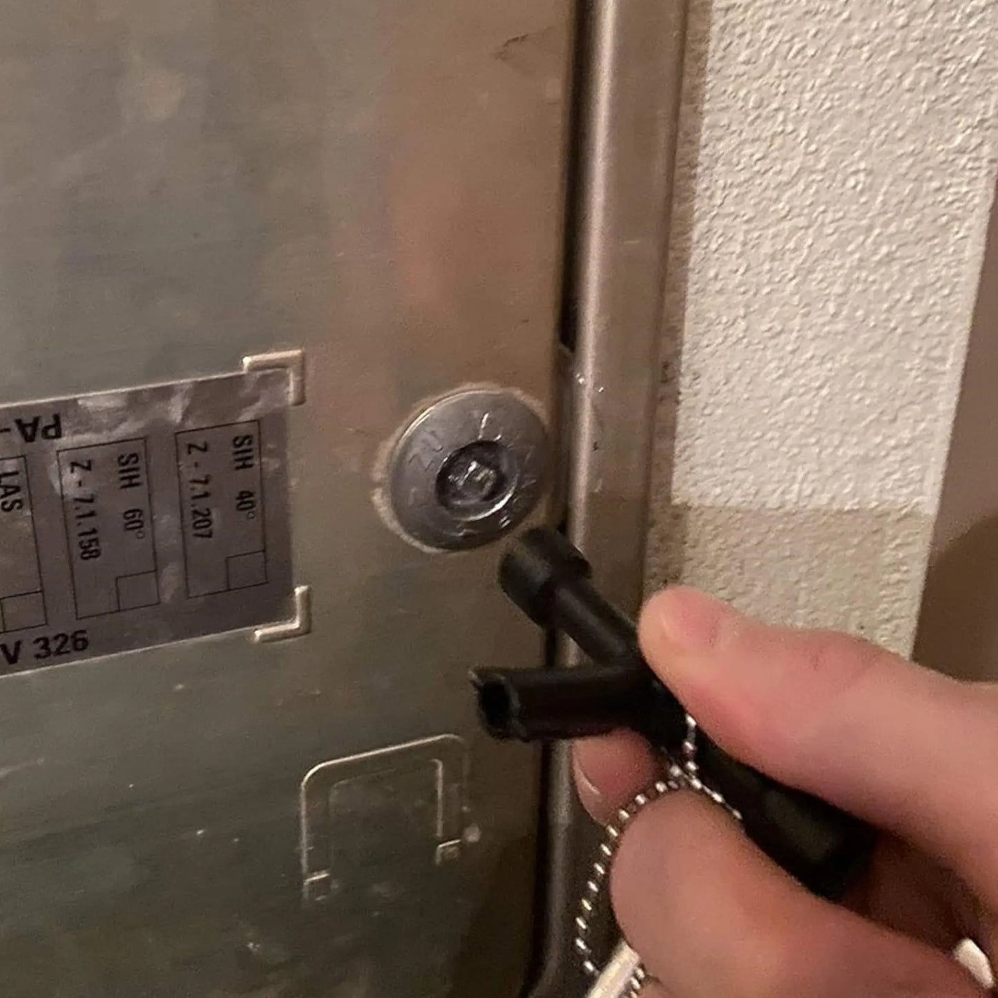 Der Schlüssel im Einsatz