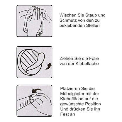 Anwendung der Filzgleiter