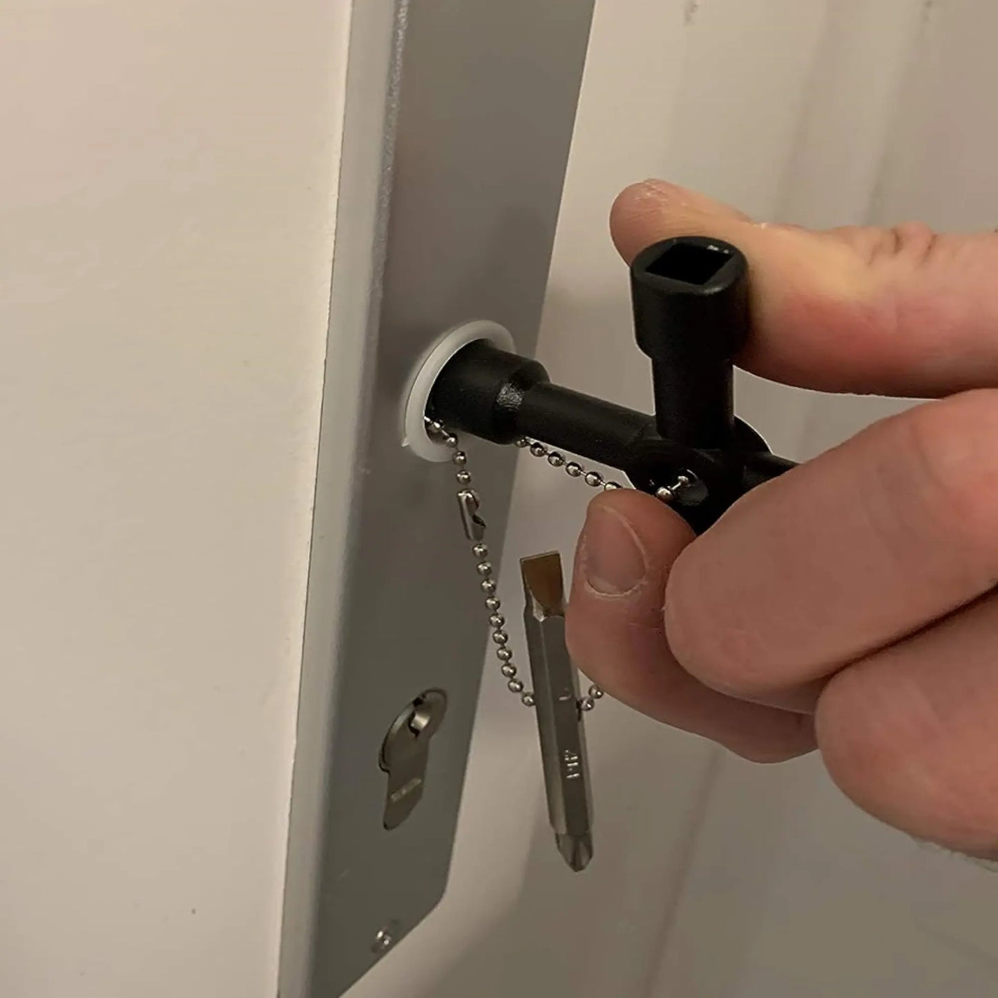 Der Schlüssel zum Öffnen einer Tür